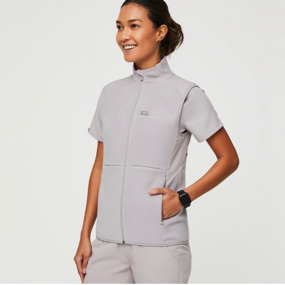 Figs Slate Vest
